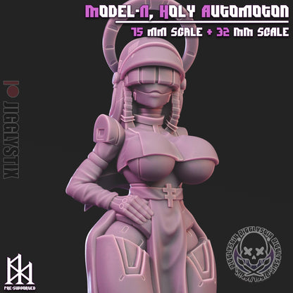 Model-N, the Holy Automoton Miniature - by Jigglystix
