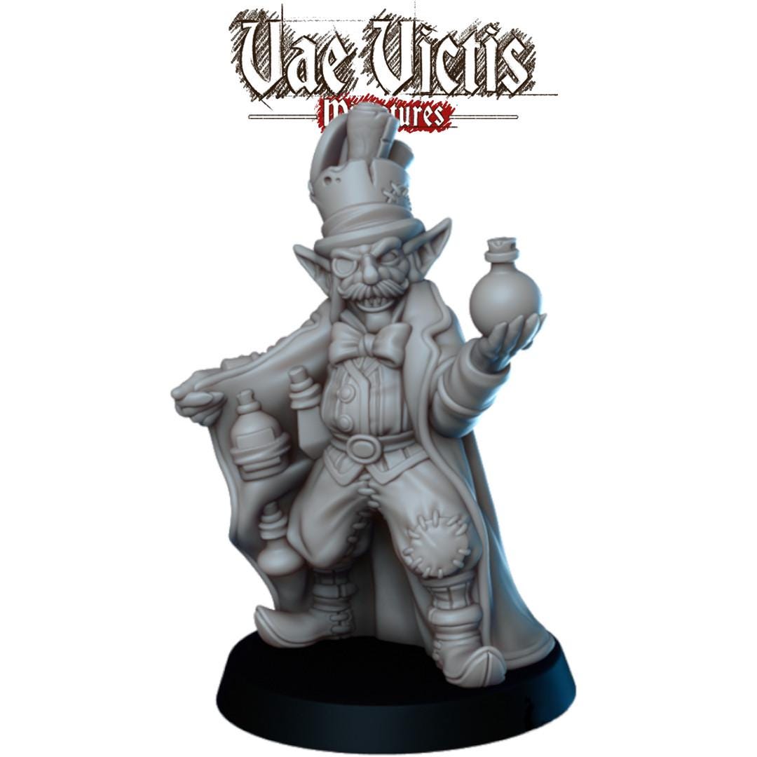 Goblin Merchant Miniature - by Vae Victis Miniatures