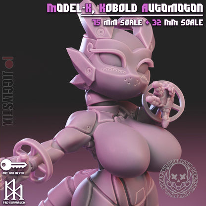 Model-K, the Kobold Automaton Miniature - by Jigglystix