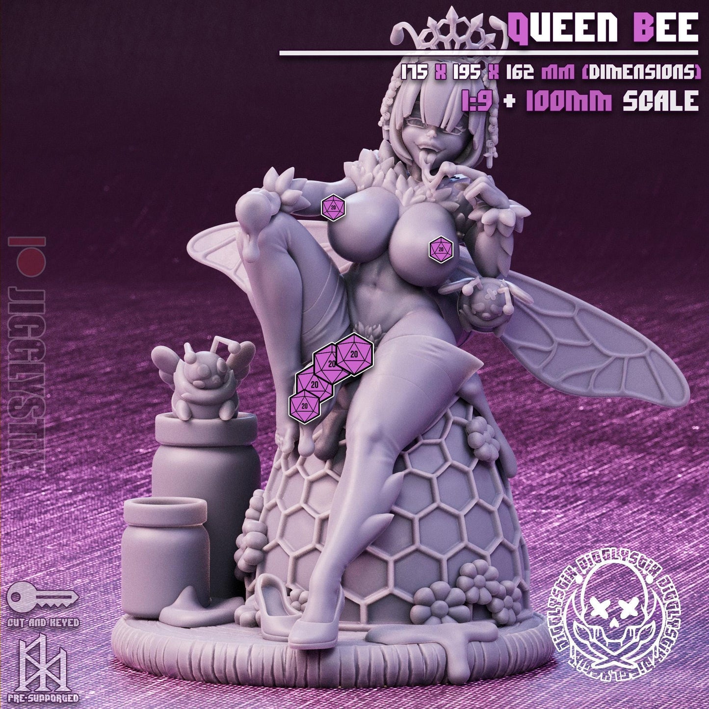 Queen Bee Miniature - by Jigglystix