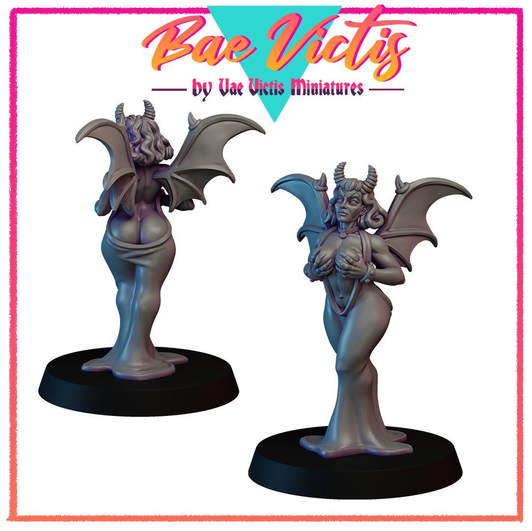 Succubus Bae Victis Figurine - by Vae Victis Miniatures