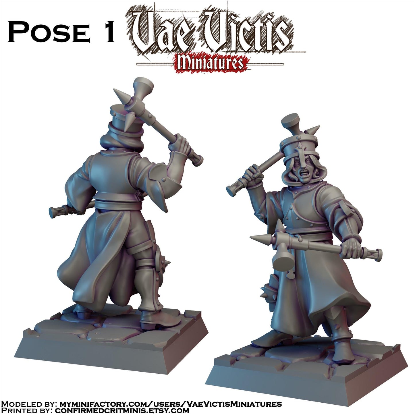 Zealous Nun Warband Miniatures - by Vae Victis Miniatures
