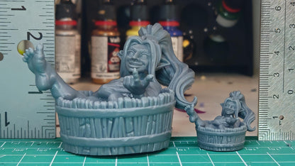 Goblin Taking a Bath Bae Victis Figurine - by Vae Victis Miniatures