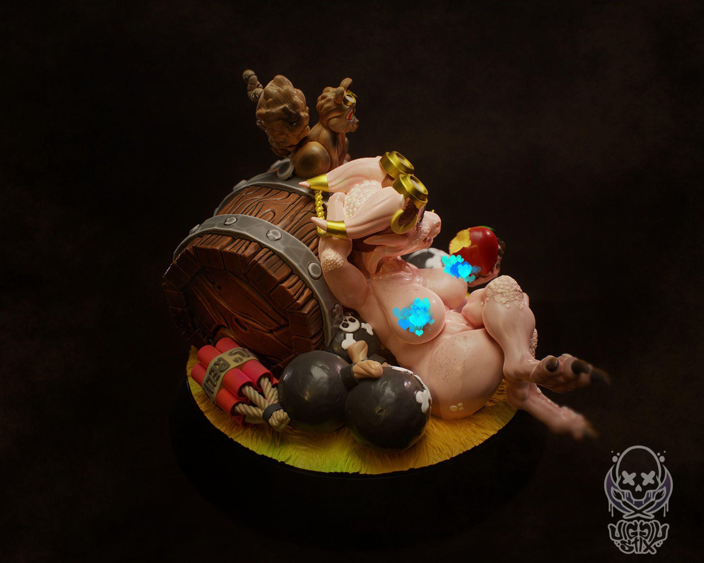 Kobold Sapper Break Time Miniature - by Jigglystix