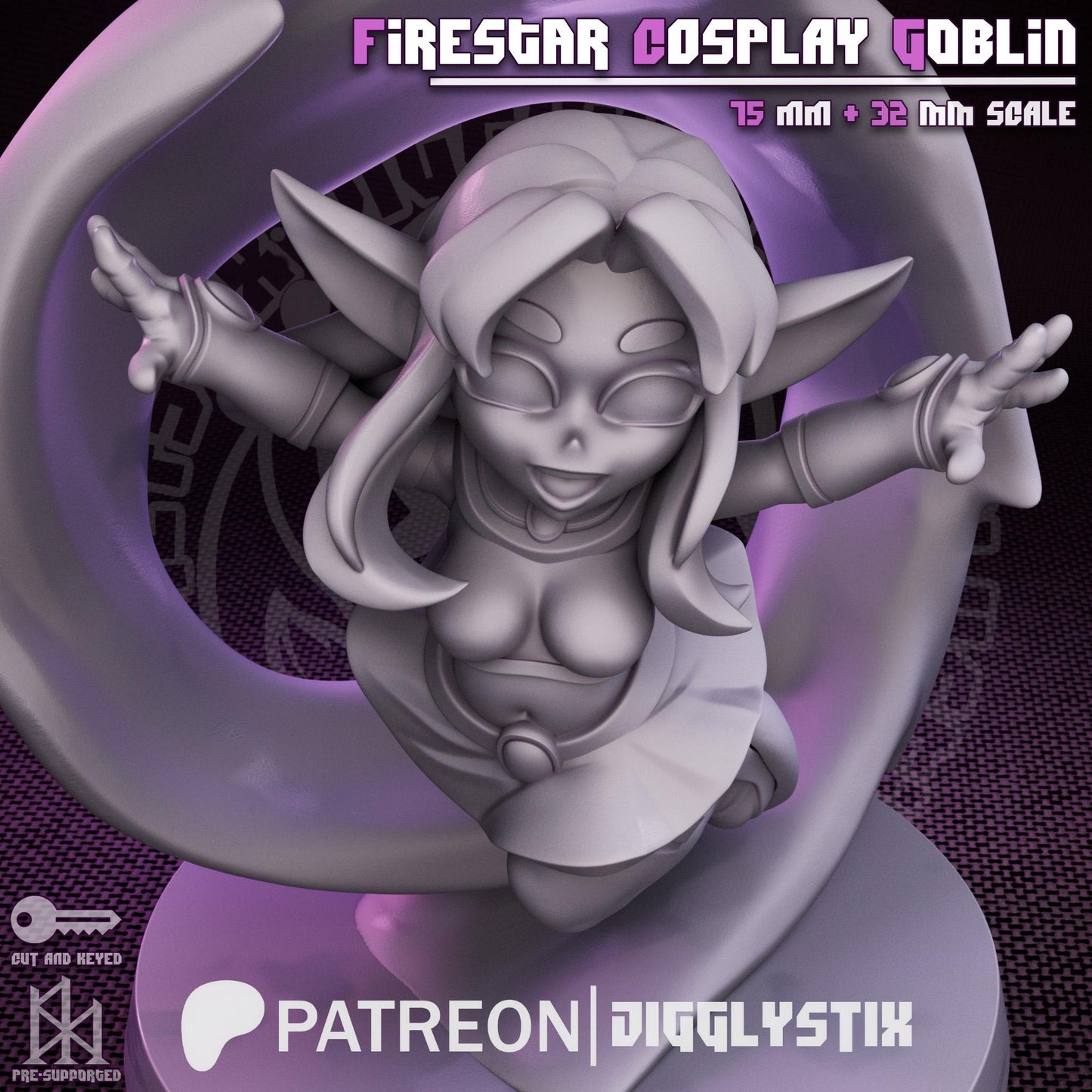 Firestar Cosplay Goblin Miniature - by Jigglystix