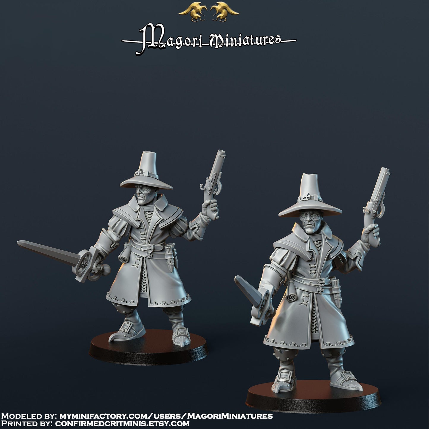 Witch Hunter Miniature - by Magori Miniatures
