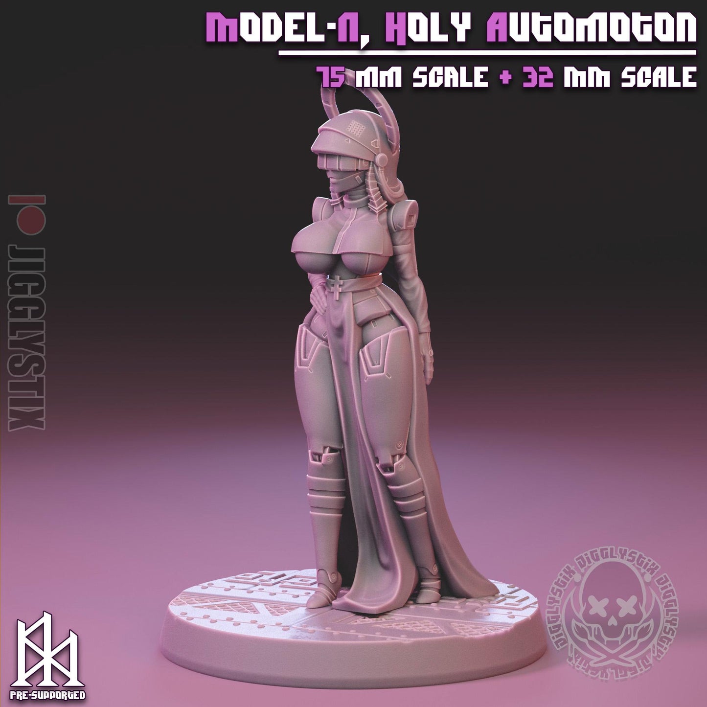 Model-N, the Holy Automoton Miniature - by Jigglystix