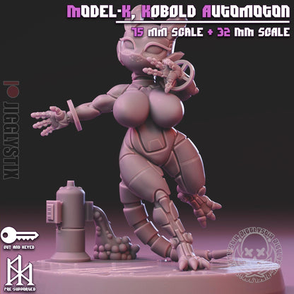 Model-K, the Kobold Automaton Miniature - by Jigglystix