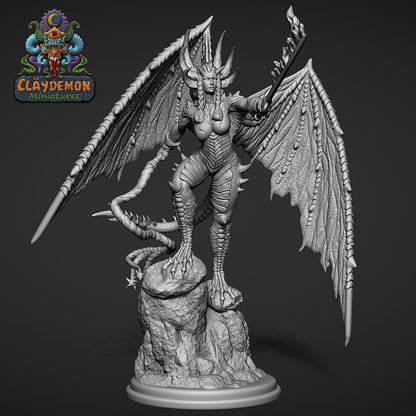 Hecca the Tormenter Miniature - by Claydemon Miniatures