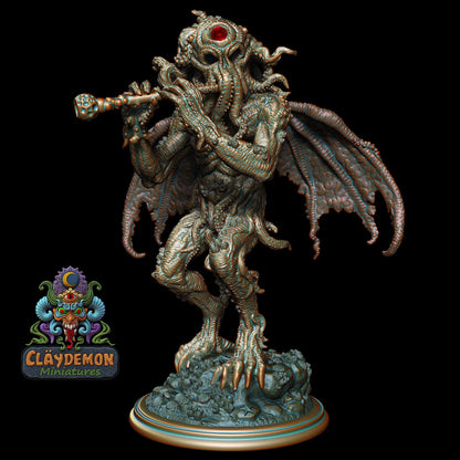 Chthonic Flutist Miniature - by Claydemon Miniatures