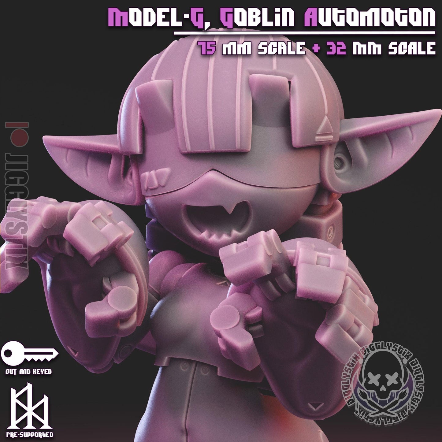 Model-G, the Goblin Automaton Miniature - by Jigglystix