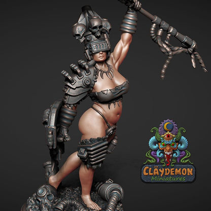 Cerise the Wasteland Champion Woman Miniature - by Claydemon Miniatures