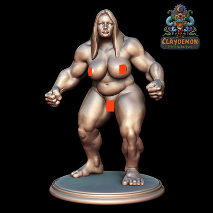 Drewa the Spike Miniature - by Claydemon Miniatures
