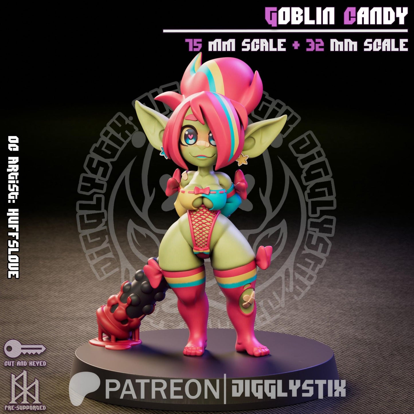 Candy Goblin Miniature - by Jigglystix