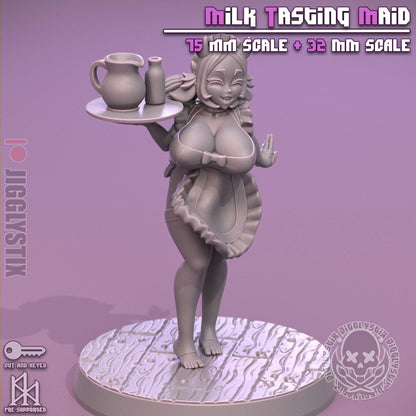 Farm Life Milk Maid Miniature - by Jigglystix