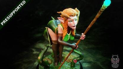 Secret Druid Practice Miniature - by Jigglystix