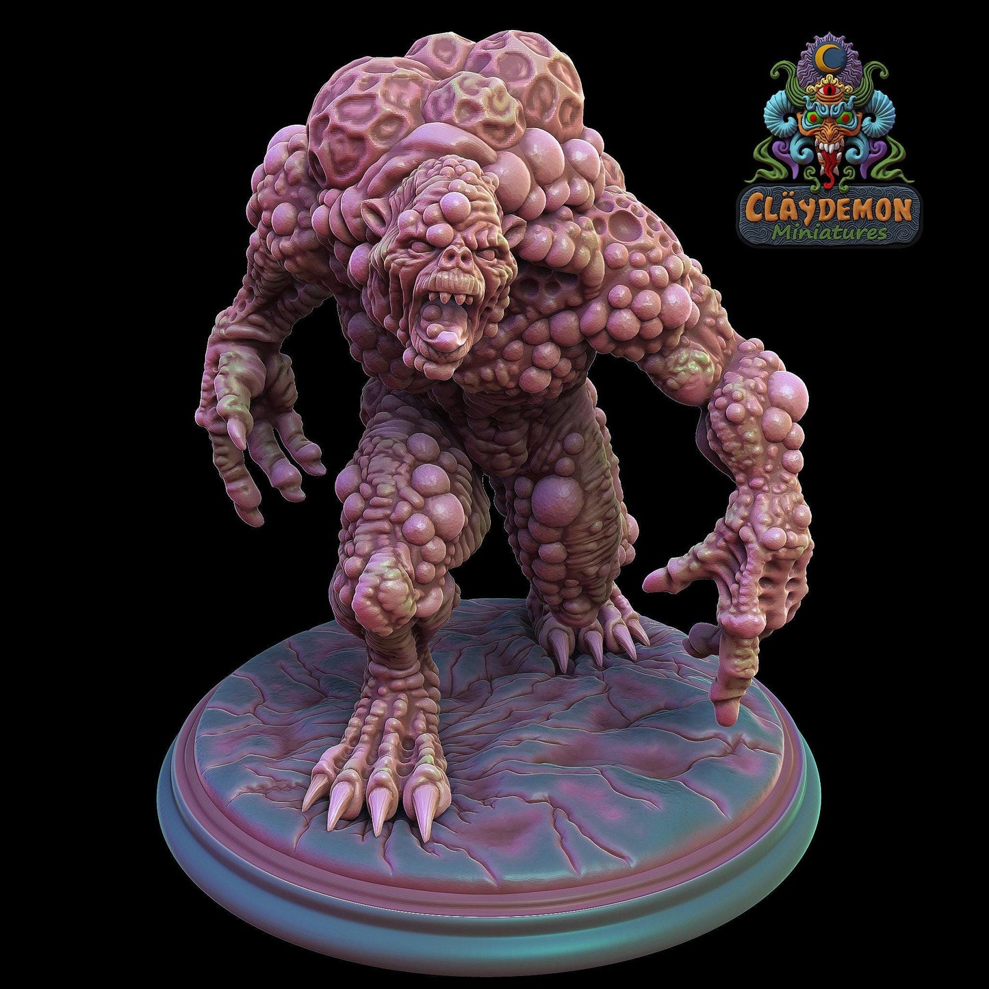 Bubonic Brute Miniature - by Claydemon Miniatures
