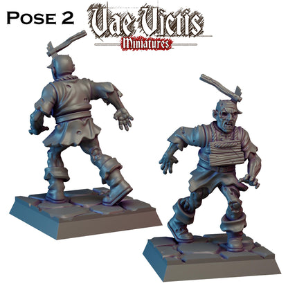 Undead Zombie Horde Miniatures - by Vae Victis Miniatures