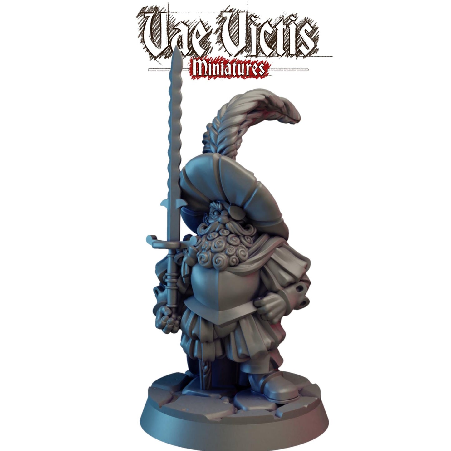 Landsknecht Dwarf Miniature - by Vae Victis Miniatures