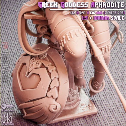 Greek Goddess Aphrodite Miniature - by Jigglystix