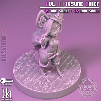 Lvl 1 Kitsune Thief - by Jigglystix