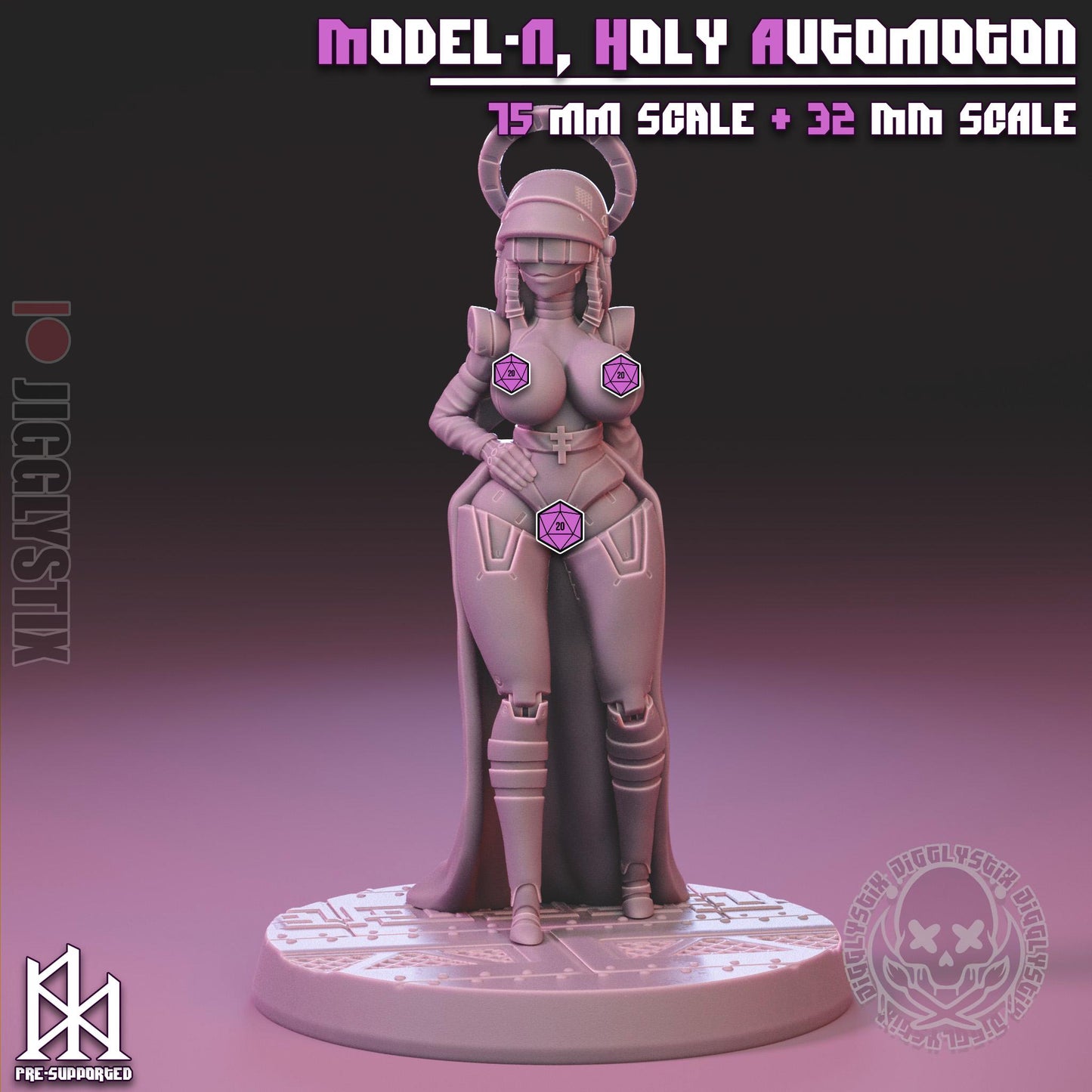 Model-N, the Holy Automoton Miniature - by Jigglystix