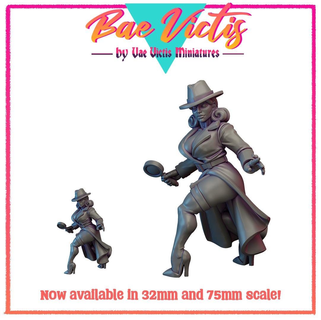 Detective Bae Victis Figurine - by Vae Victis Miniatures