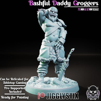 Bashful Daddy Groggers Miniature - by Jigglystix
