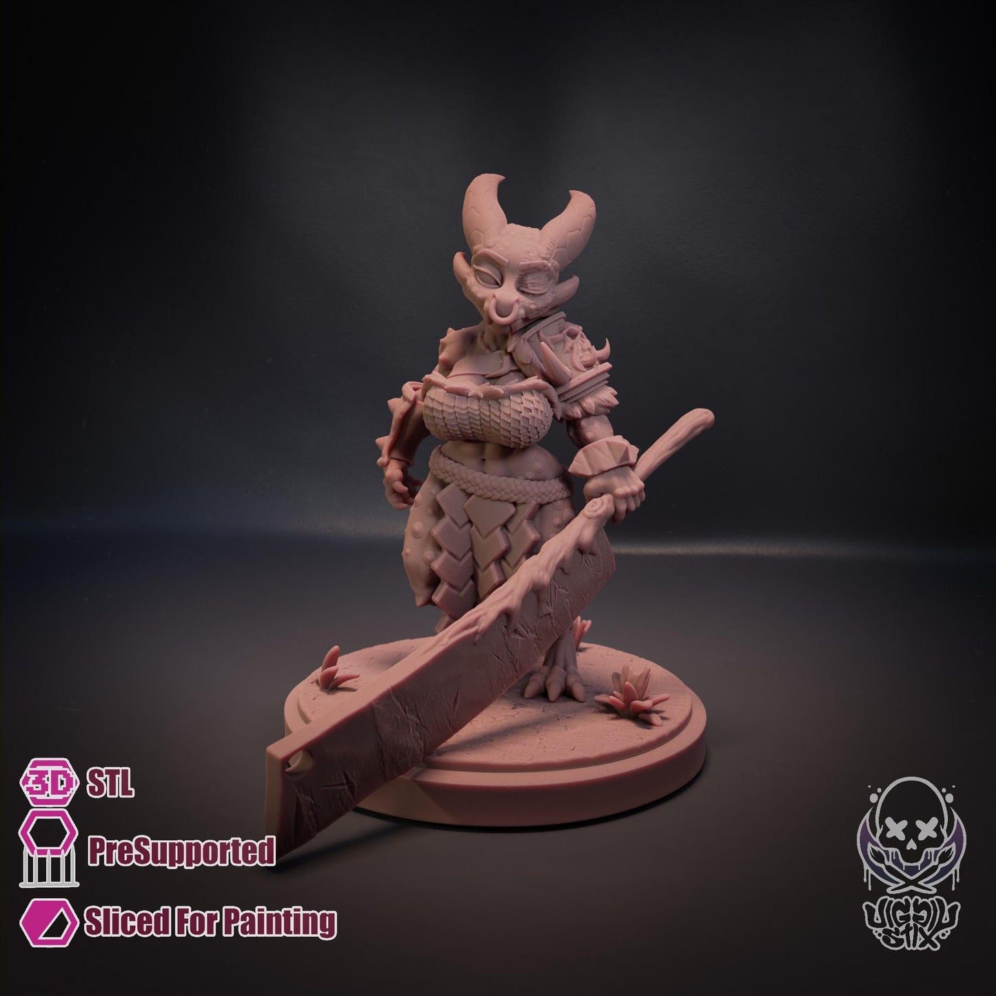Forlorn Ramshackle Kobold Miniature - by Jigglystix