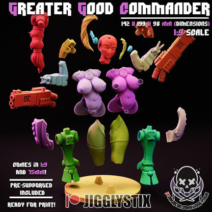 Greater Good Commander Miniature - by Jigglystix