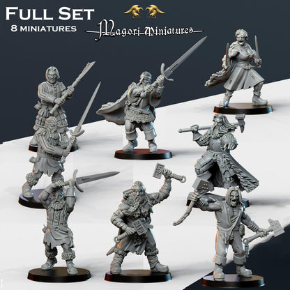 Norsemen Warband Miniatures - by Magori Miniatures
