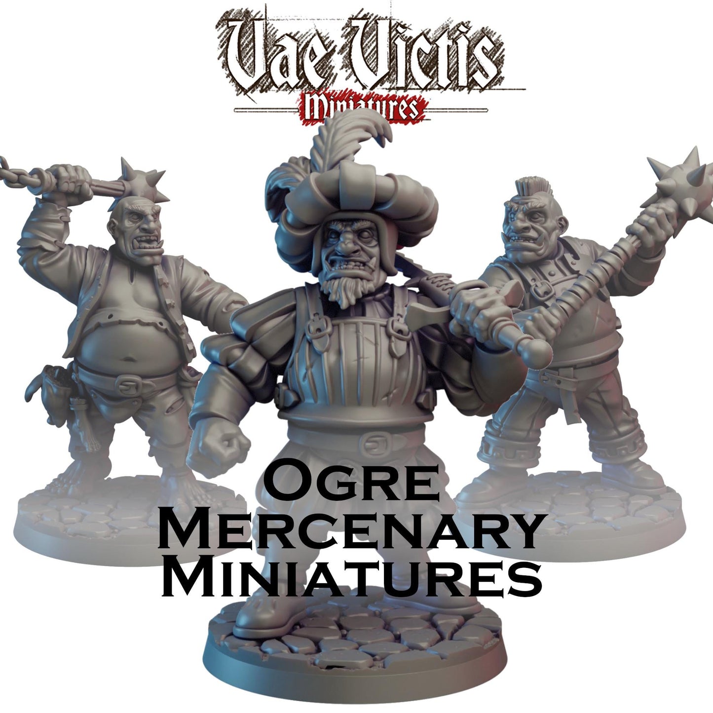Ogre Mercenary Miniatures - by Vae Victis Miniatures