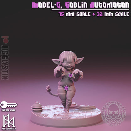 Model-G, the Goblin Automaton Miniature - by Jigglystix