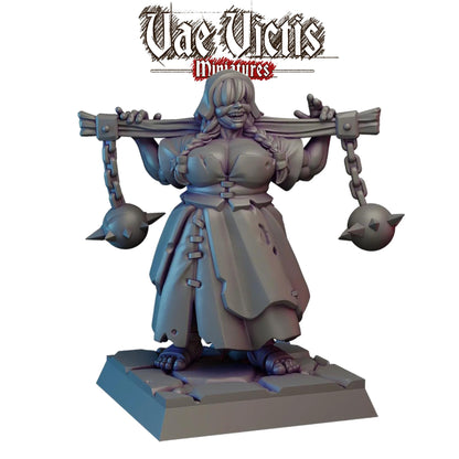 Strong Woman Miniature - by Vae Victis Miniatures