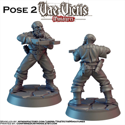 Mountain Men Mercenary Miniatures - by Vae Victis Miniatures