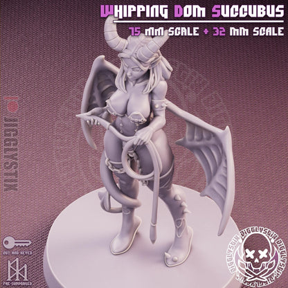 Whipping Dom Milf Succubus Miniature - by Jigglystix