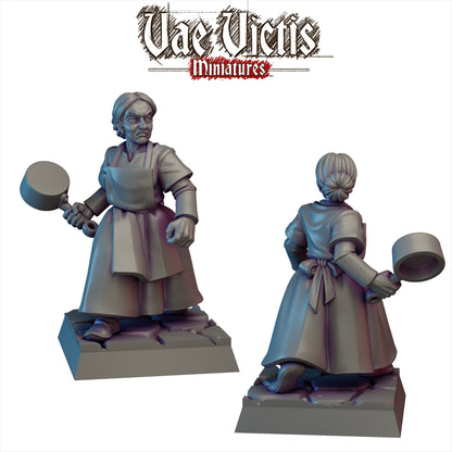 Angry Housewife Miniature - by Vae Victis Miniatures