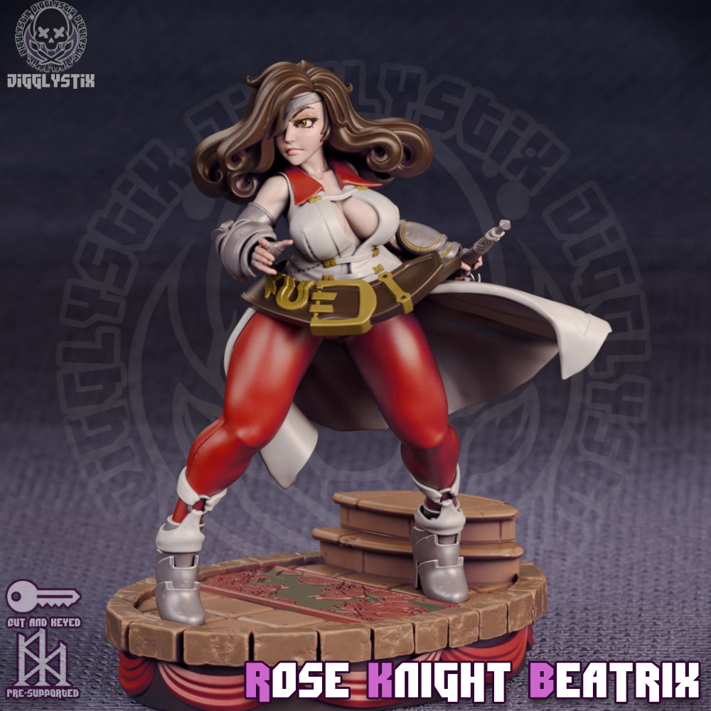 Rose Knight Beatrix Miniature - by Jigglystix