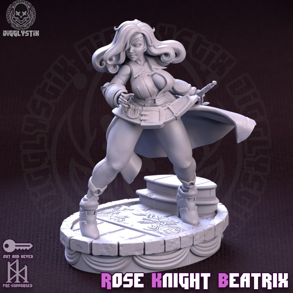 Rose Knight Beatrix Miniature - by Jigglystix
