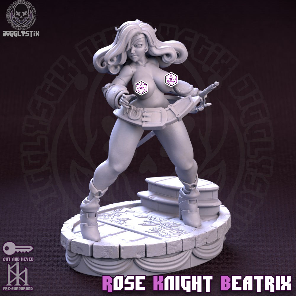 Rose Knight Beatrix Miniature - by Jigglystix