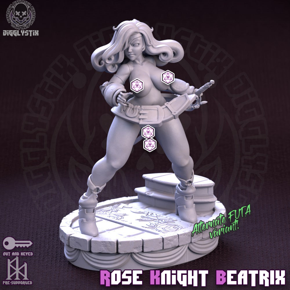 Rose Knight Beatrix Miniature - by Jigglystix
