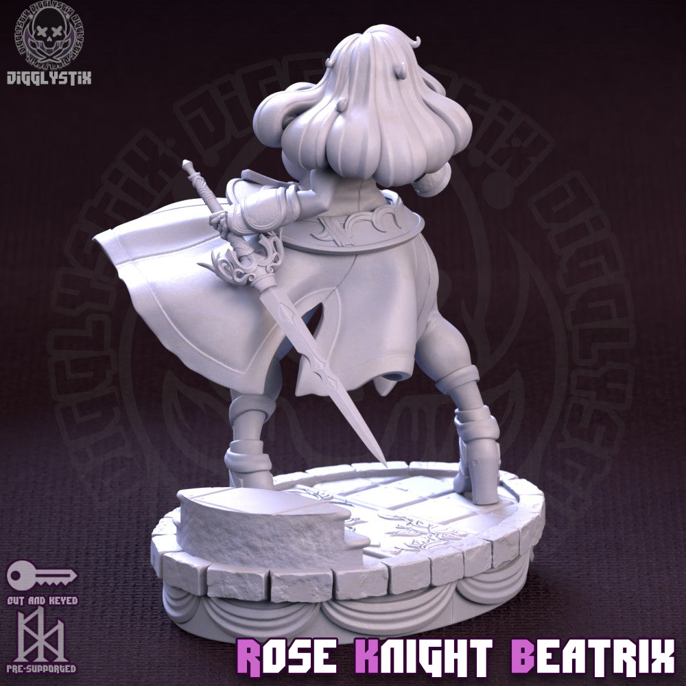 Rose Knight Beatrix Miniature - by Jigglystix