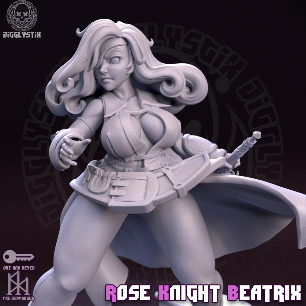 Rose Knight Beatrix Miniature - by Jigglystix