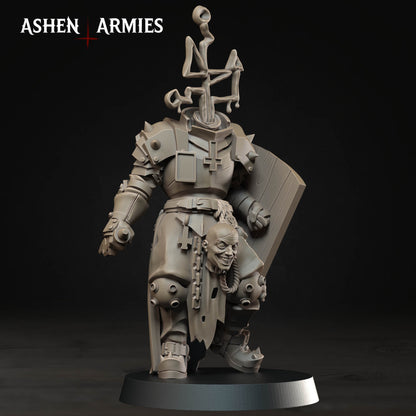 Hellbound Apostasy Heretic Chorister Miniature - Ashen Armies by Bite the Bullet