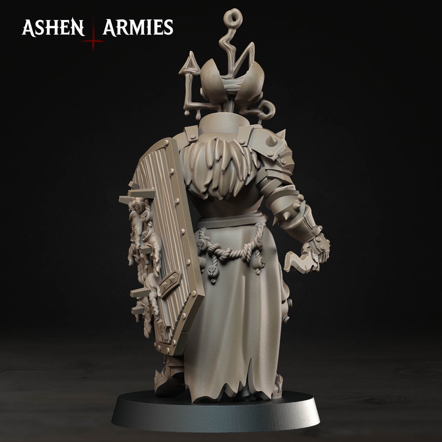 Hellbound Apostasy Heretic Chorister Miniature - Ashen Armies by Bite the Bullet