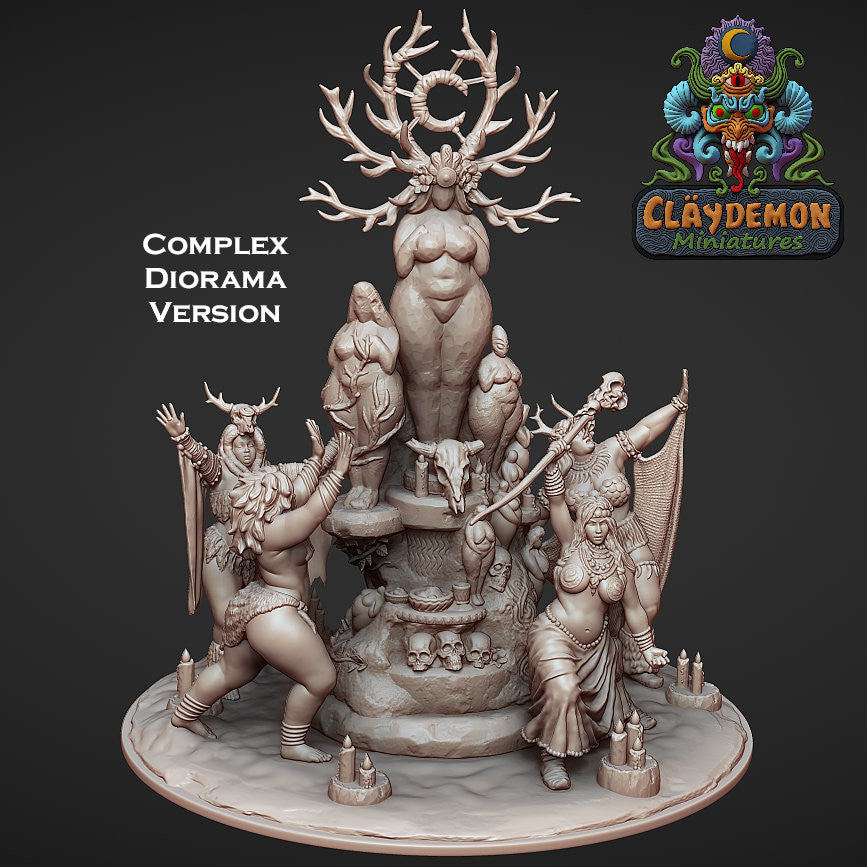 The Ritual of Derketo Diorama - by Claydemon Miniatures