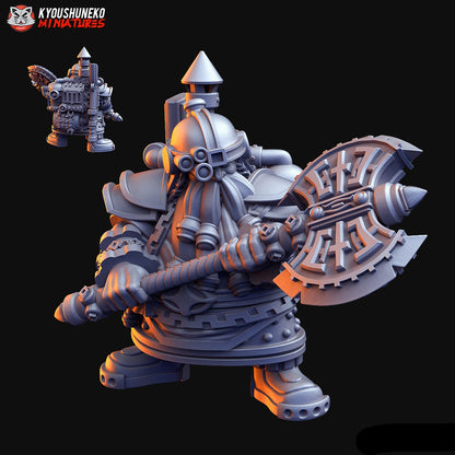 Dwarf Engineer Hero Miniature - by Kyoushuneko Miniatures