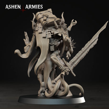 Hellbound Apostasy Scripture Guardian Miniature - Ashen Armies by Bite the Bullet