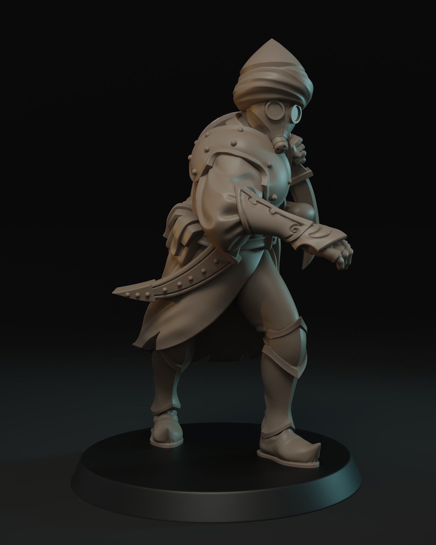 Trench Hassassin Miniature - JK Remo Models