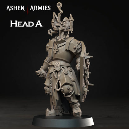 Hellbound Apostasy Heretic Chorister Miniature - Ashen Armies by Bite the Bullet